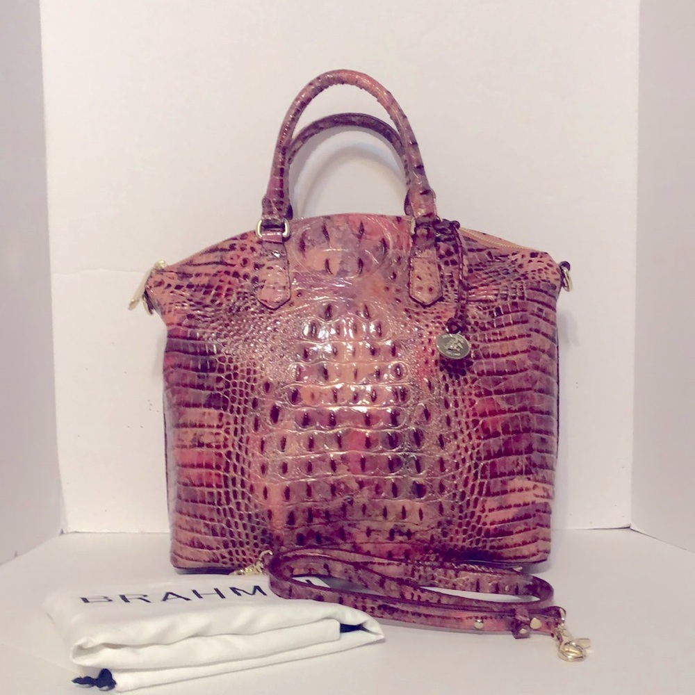 Brahmin Wisteria Large Duxbury Satchel Handbag Bag NWT